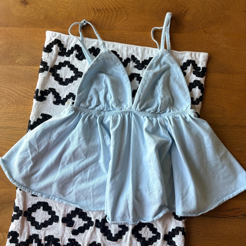 Wild Fable Sky Blue adjustable Cami Top size XXS